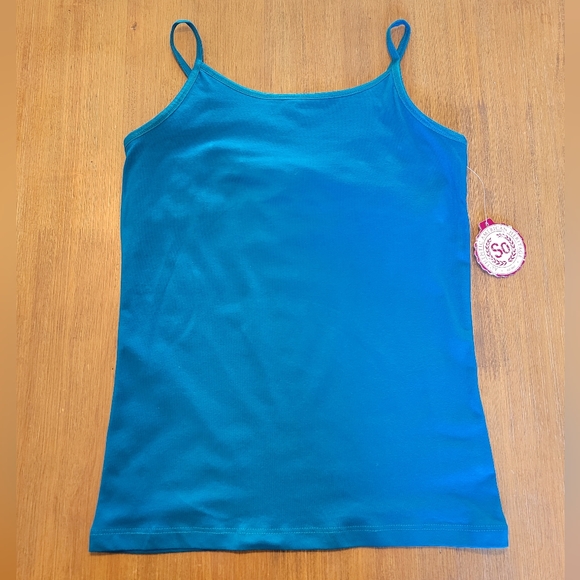 Blue Strappy Cami Tank - Picture 1 of 5